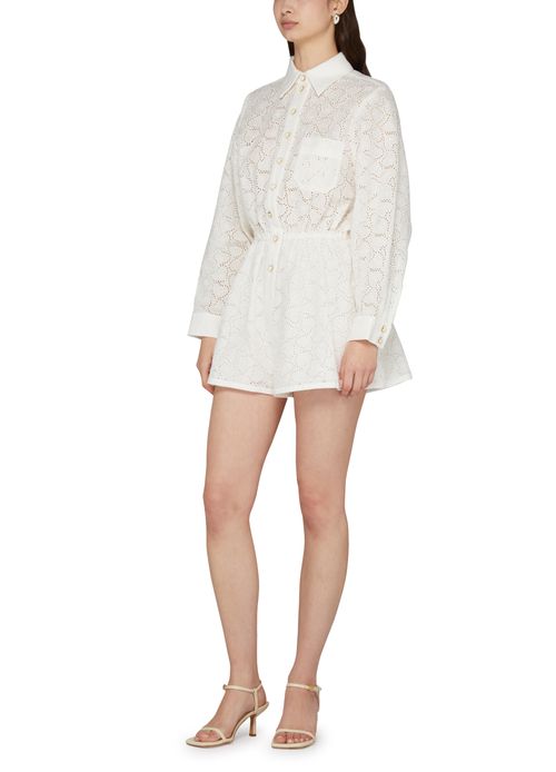 ZIMMERMANN Crush embroidered playsuit