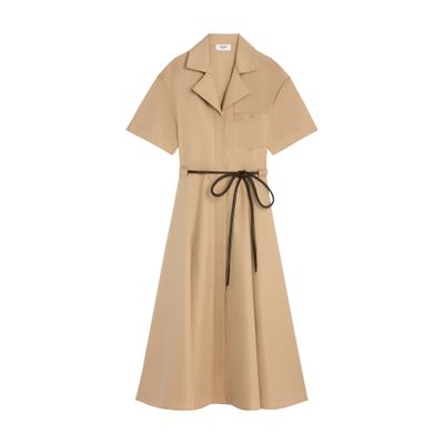 Women's Asymmetric shirt dress | LEMAIRE | 24S