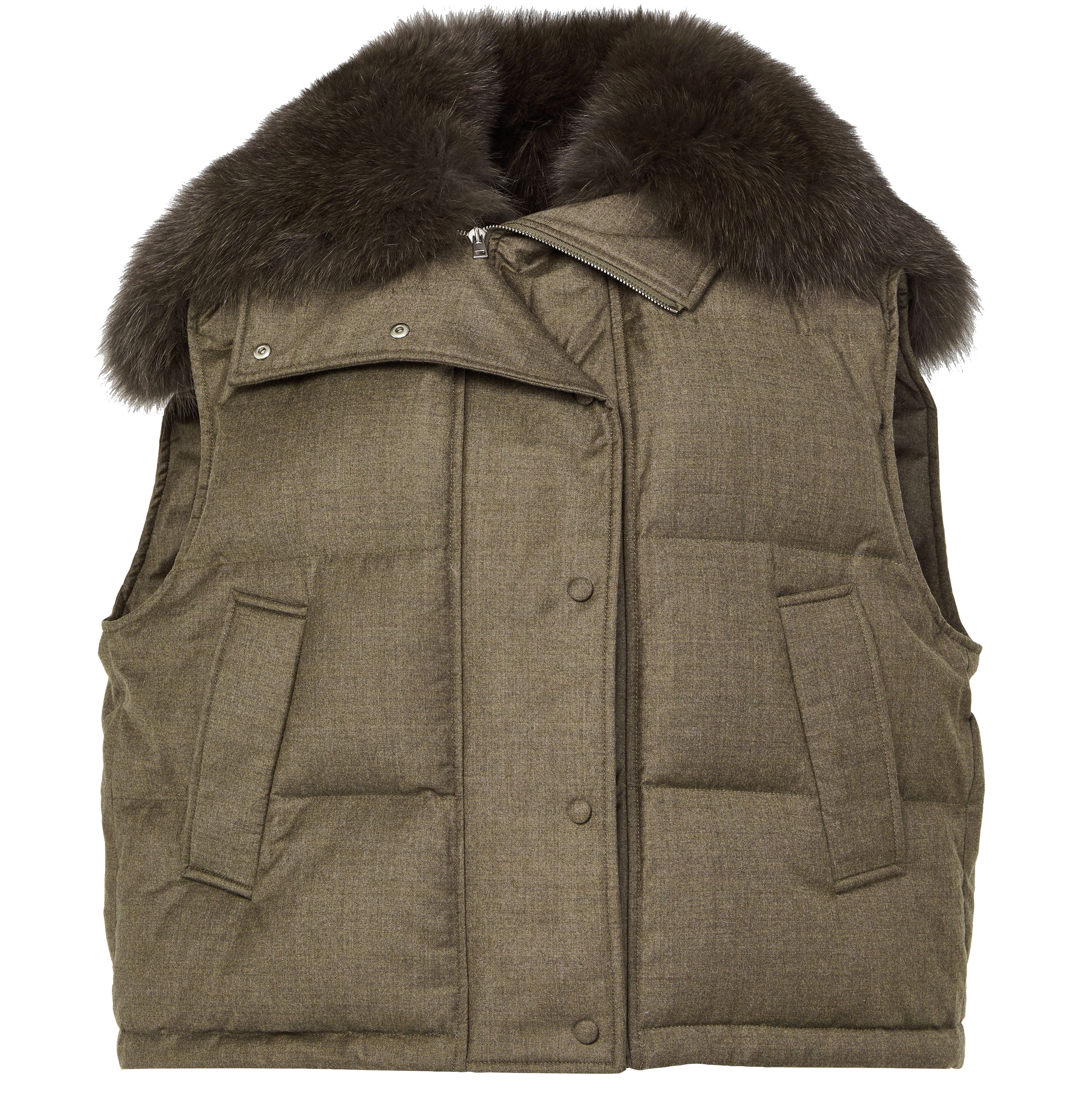Short fox fur gilet 2