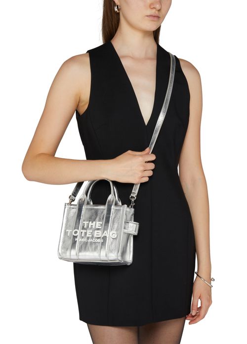 MARC JACOBS The Crossbody Tote Metallic bag