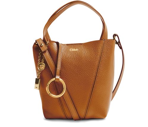 CHLOE Sac cabas en cuir grainé Chloé Spin