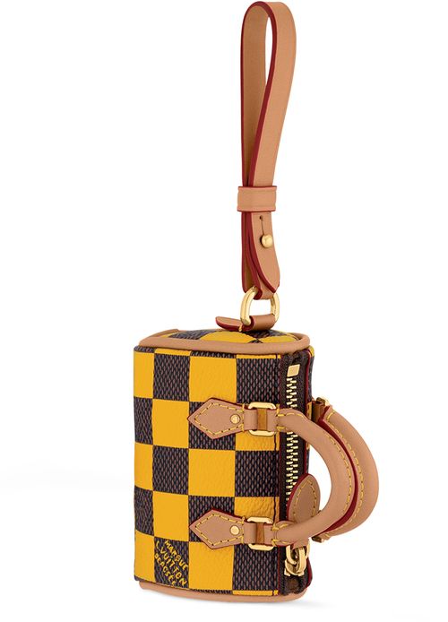 LOUIS VUITTON Damier Pop Mini Speedy Bag Charm