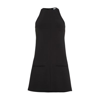 Courrèges Signature A-line Dress In Black