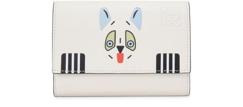LOEWE Futurist Cat small vertical wallet in classic calfskin