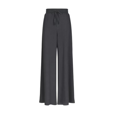 Dolce & Gabbana Wide-leg Cotton Track Pants In Grey