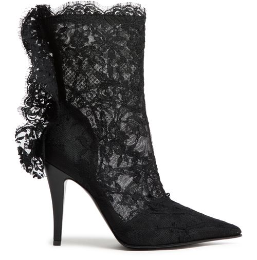 MCQUEEN Lace high boots