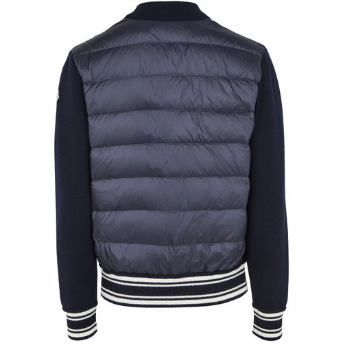 MONCLER Bi-material jacket
