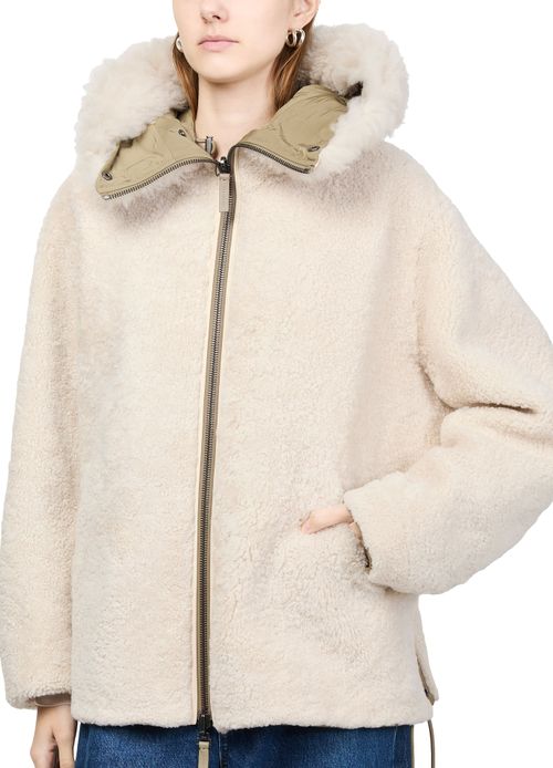 YVES SALOMON Reversible hooded jacket