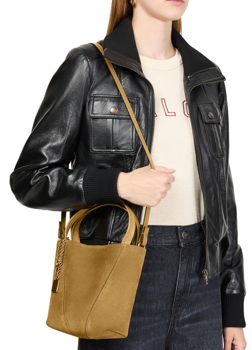 CHLOE Chloe Spin small suede leather tote bag