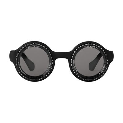 Louis Vuitton Lv Super Vision Round Sunglasses In Black
