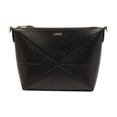 Loewe Puzzle Fold Pouch In Black