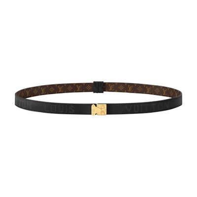 Louis Vuitton Serrures 20mm Belt In Black