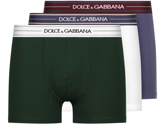 Cotton regular-fit boxers 3-pack - DOLCE & GABBANA