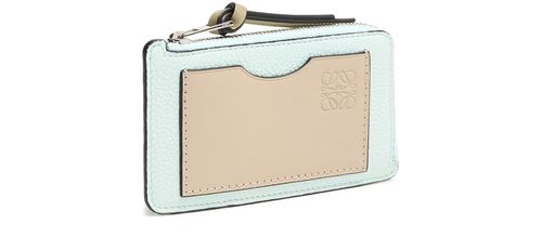 LOEWE Porte-cartes et monnaie en cuir de veau grainé souple