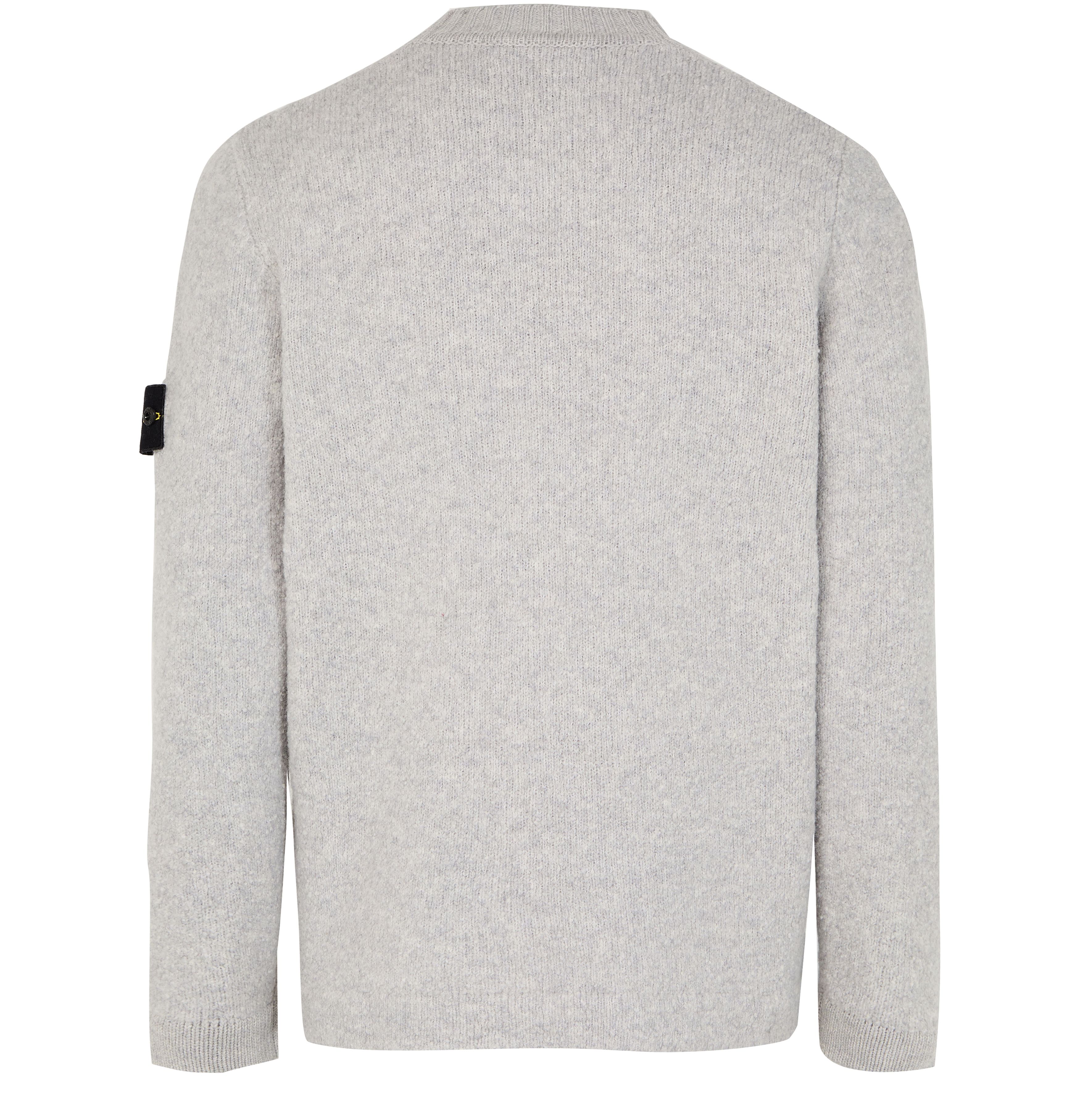 Logo patch crew neck sweater thumbnail 3