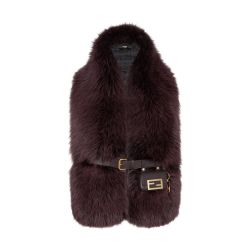 Fendi scarf with fur clearance