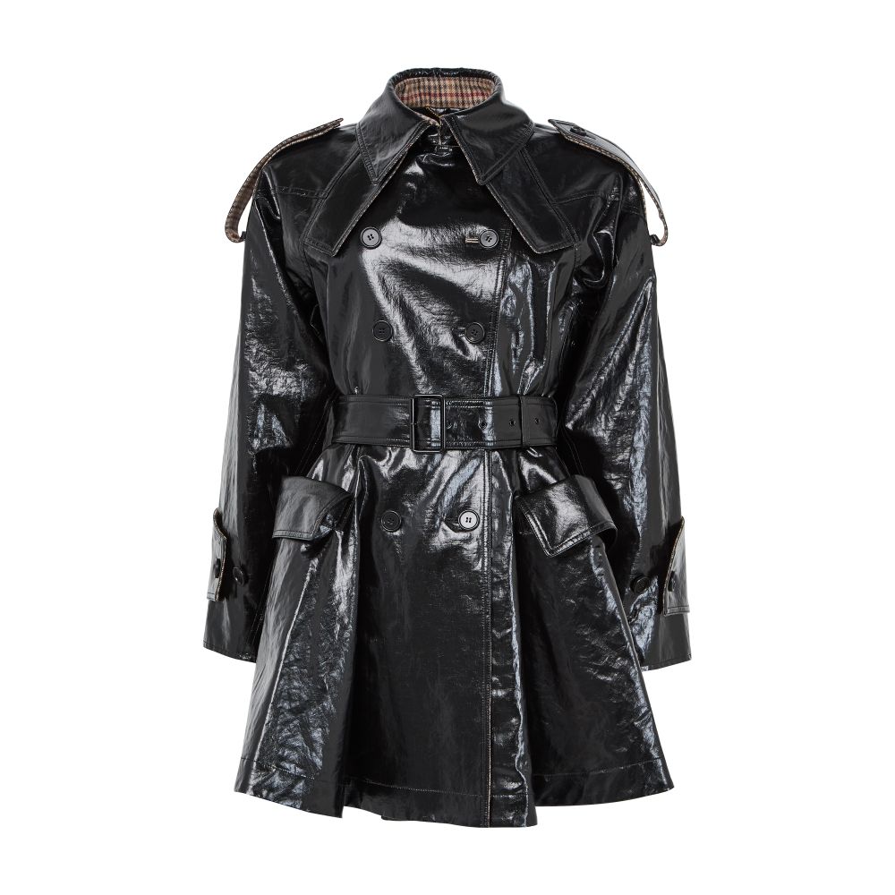 Coated linen coat thumbnail 7