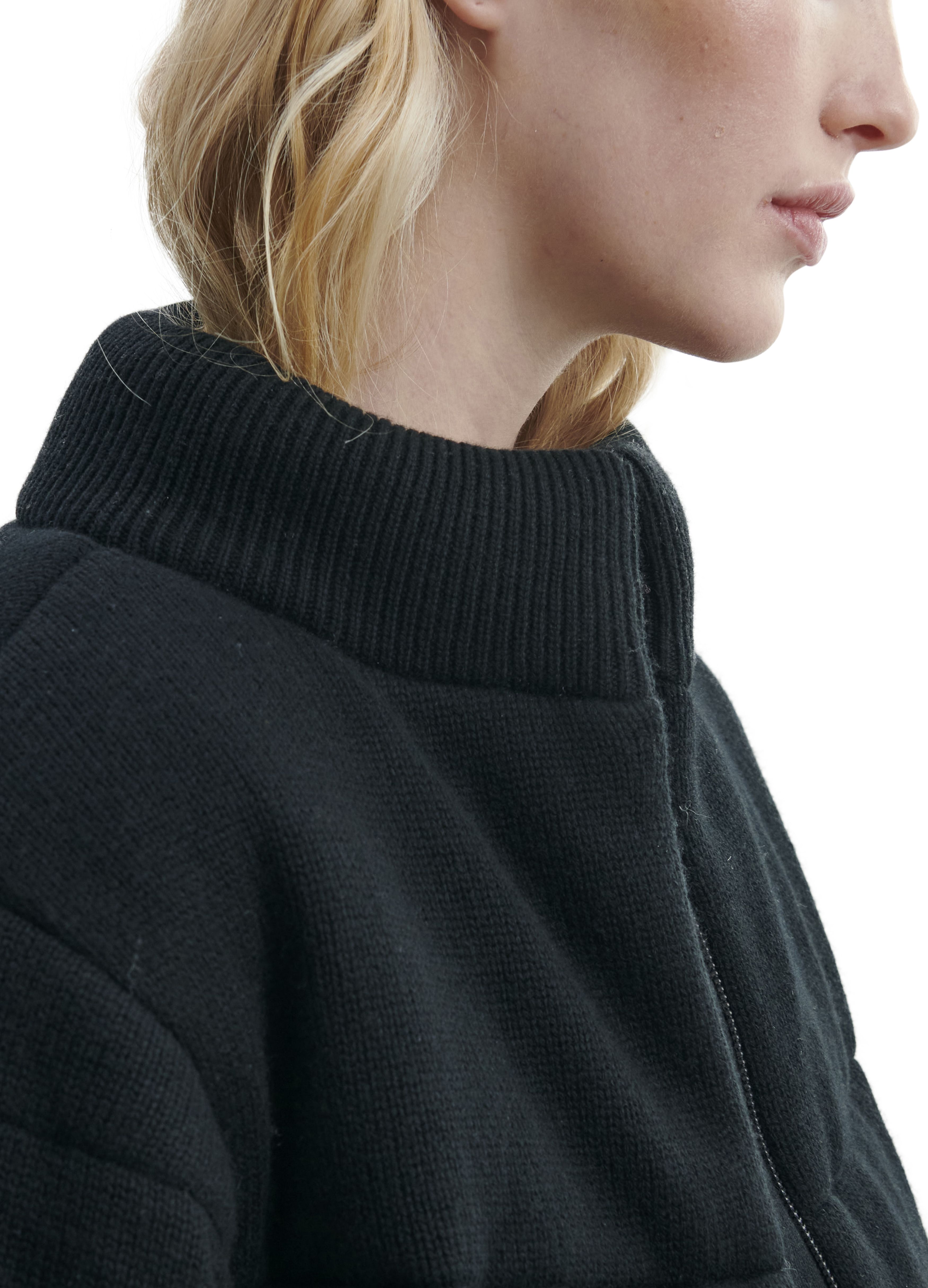 Quilted puffer jacket thumbnail 3