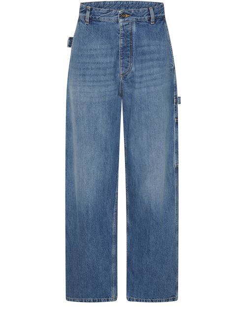 BOTTEGA VENETA Vintage Cargo-Jeans aus indigoblauem Denim