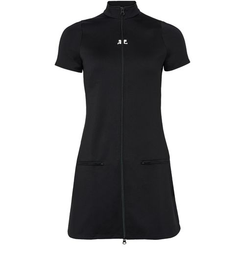 COURREGES Interlock tracksuit mini dress