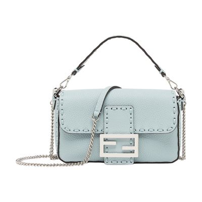 Fendi Baguette Mini Bag In Blue