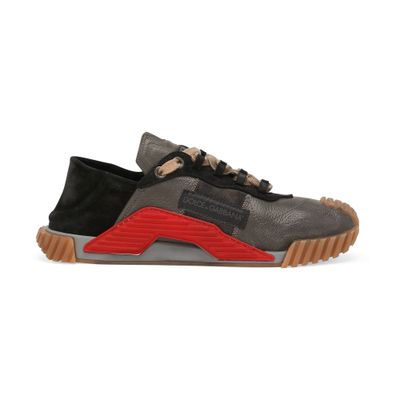 Dolce & Gabbana Ns1 Panelled Leather Sneakers In Multicolor
