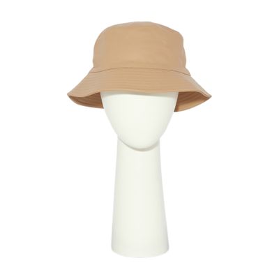Women s Lambskin leather bucket hat YVES SALOMON 24S