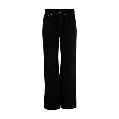 Acne Studios Loose Fit Jeans 2021f In Black