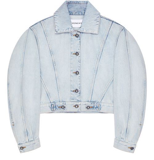 Givenchy — Back-to-front Cocoon jacket in denim (Blue)