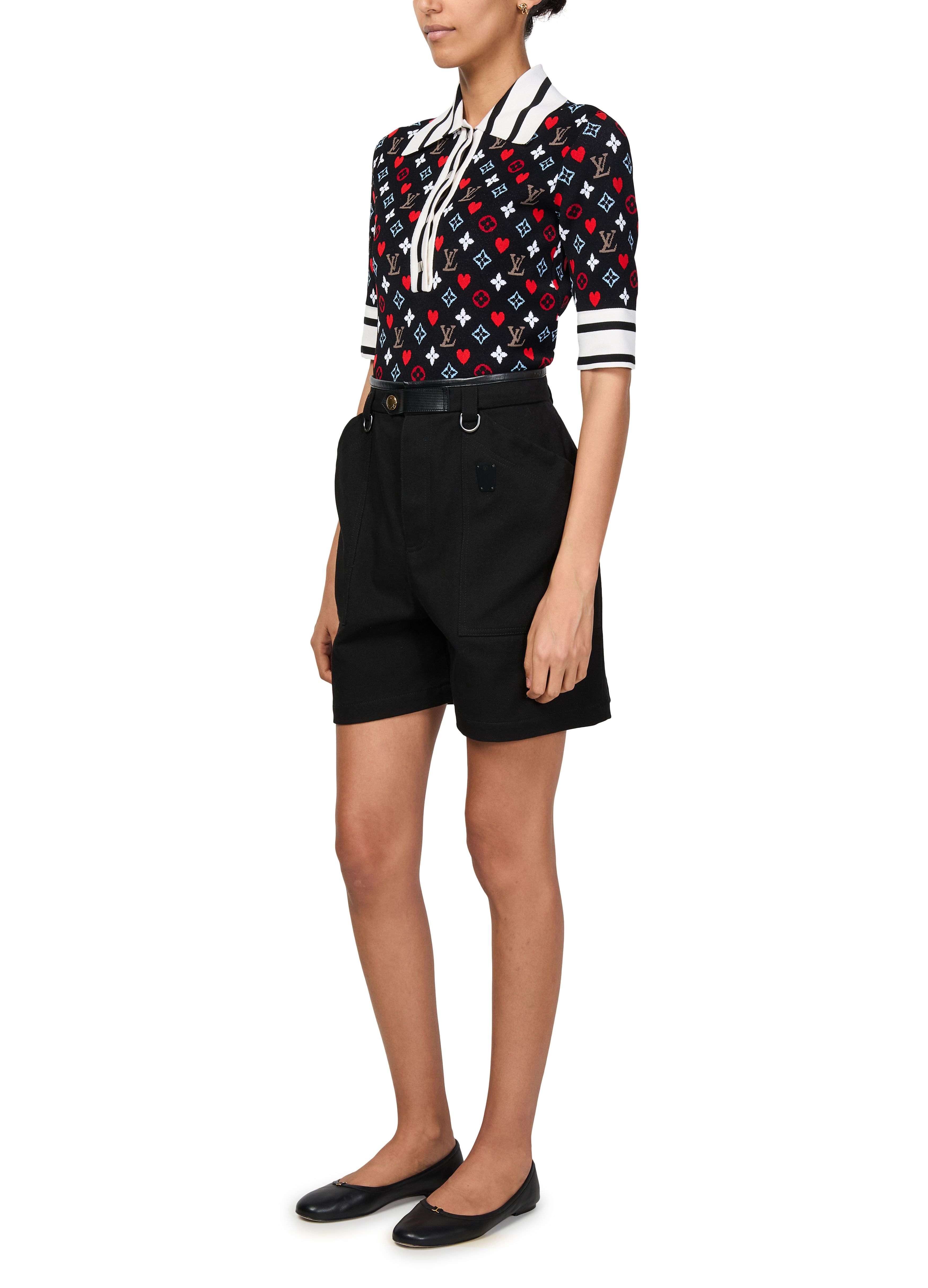 Oversized Pocket Cotton Drill Shorts thumbnail 5