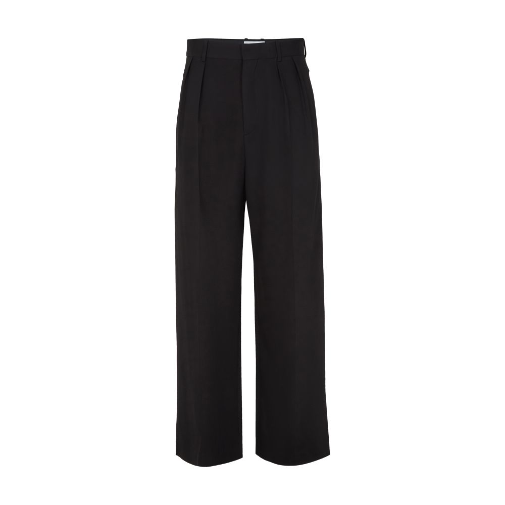 Wide leg pantss in stretch viscose thumbnail 7