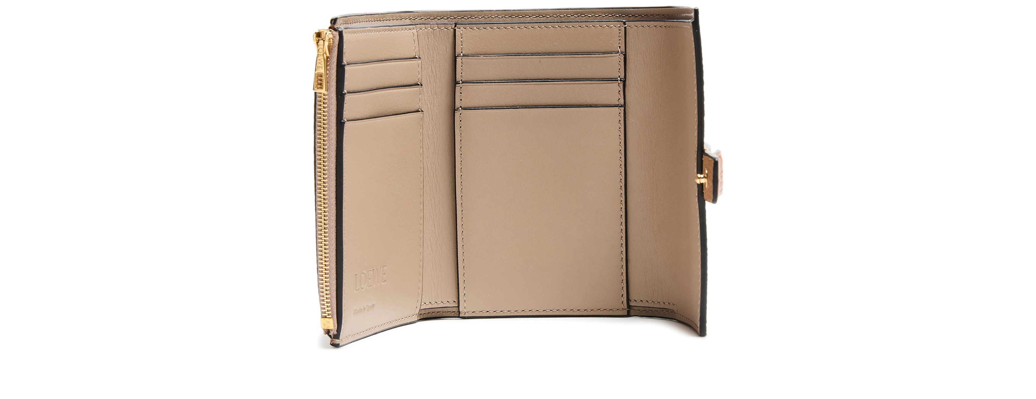 Small soft calf leather upright wallet thumbnail 6