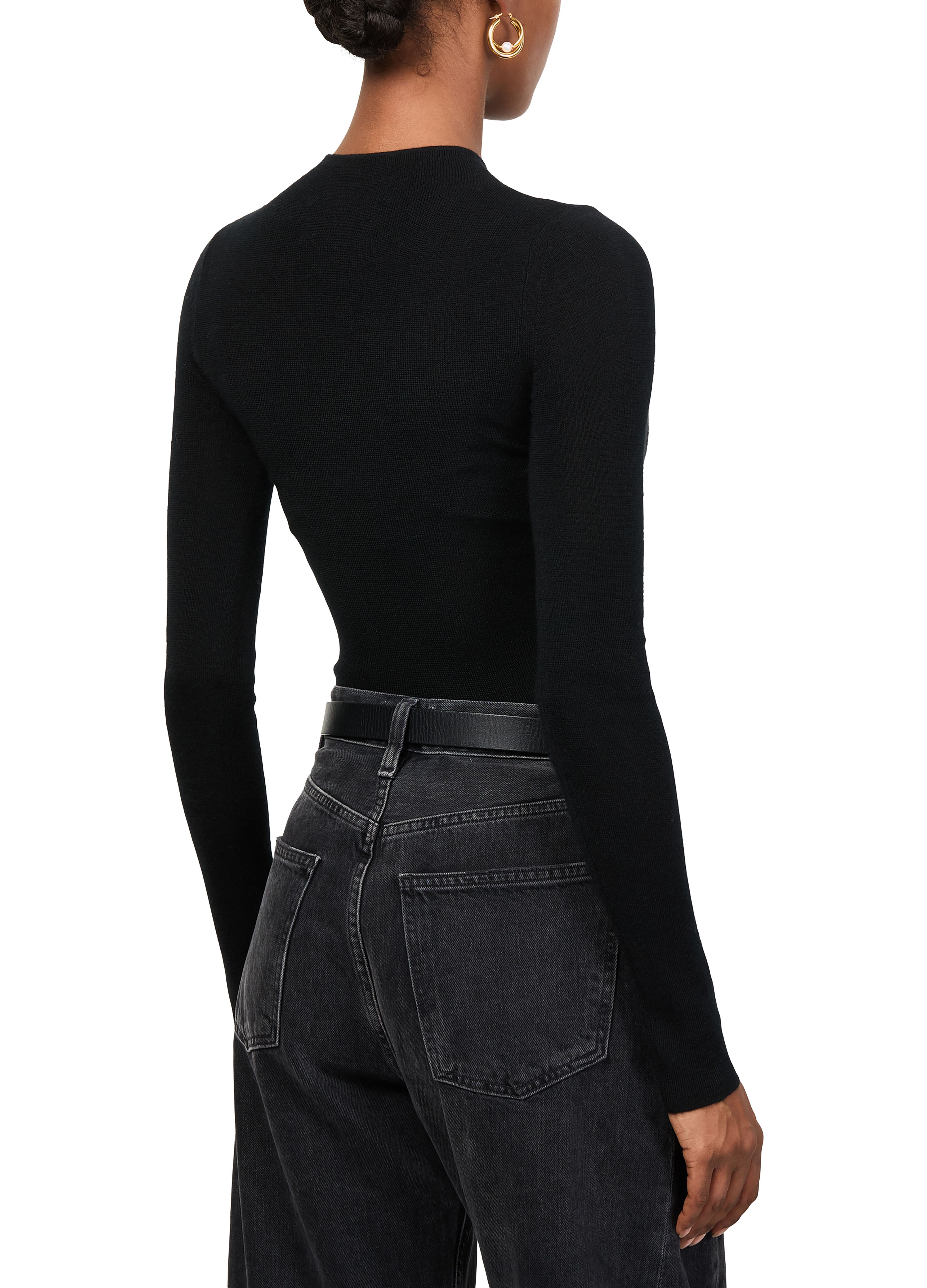 Plain knit bodysuit thumbnail 4