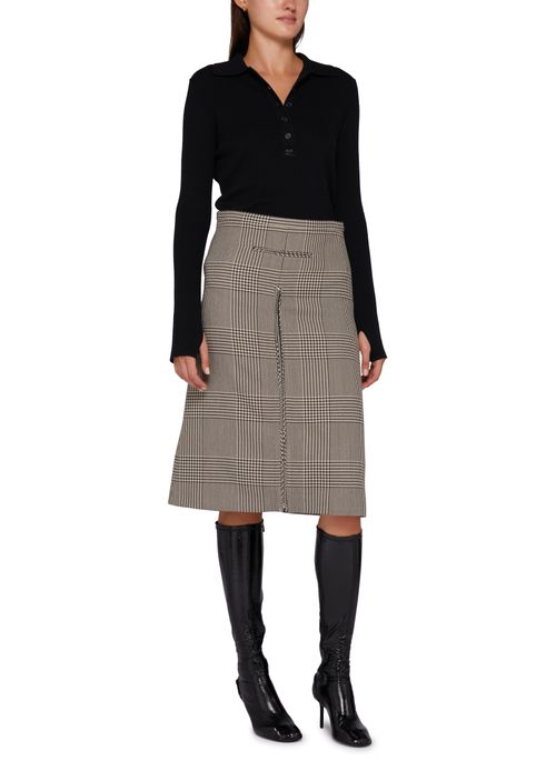 COURREGES Multi-buttons wool polo