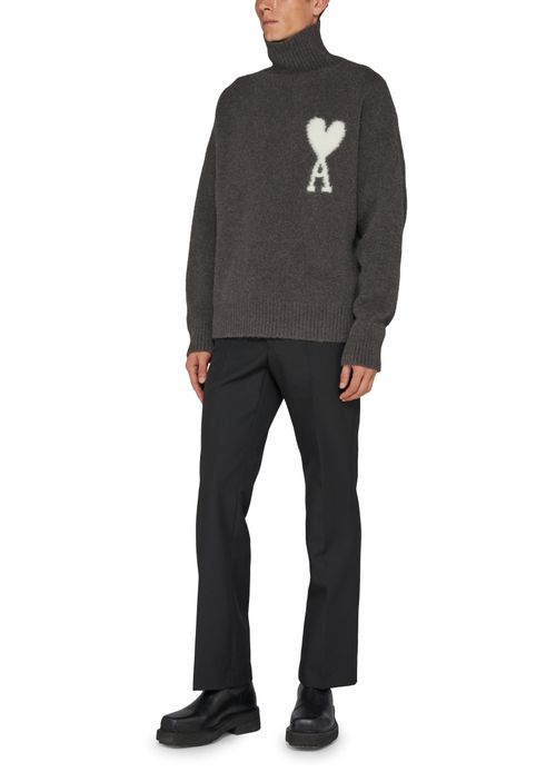 AMI PARIS Ami de Cœur turtleneck sweater