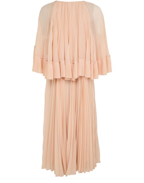 ZIMMERMANN Illuminate pleated cape maxi