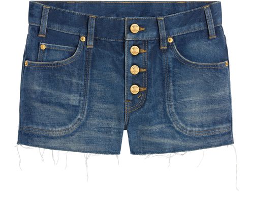 CELINE Mini short en denim