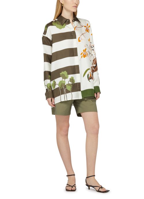 LOEWE Printed silk shirt