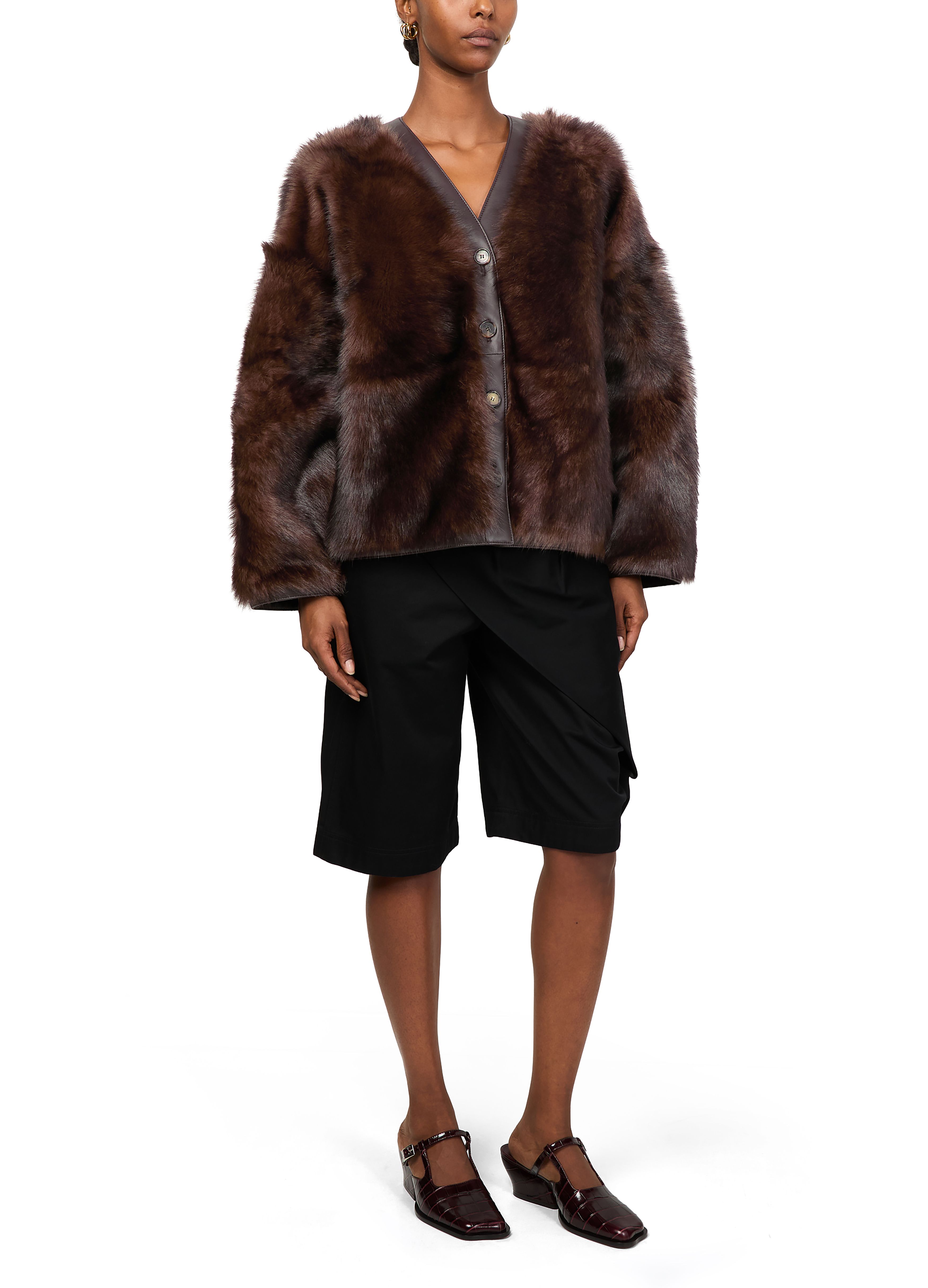 Sheepskin cardigan thumbnail 6