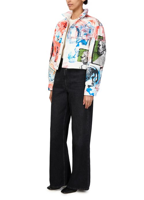 LOUIS VUITTON Veste matelassée à motif sceaux