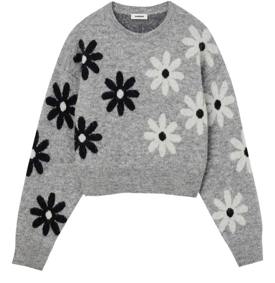 Women s Floral knit jumper SANDRO 24S
