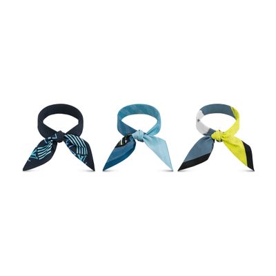 Louis Vuitton Set Of 3 Bandanas In Multicolor