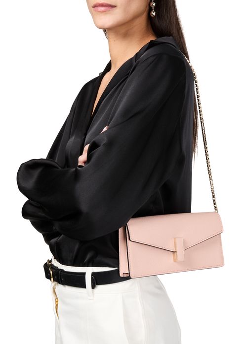 VALEXTRA Iside pouch with chain