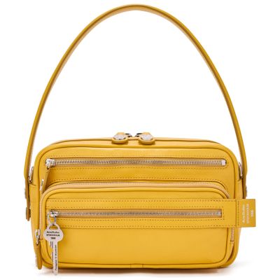 Acne Studios Camero Party Crossbody Bag In Yellow