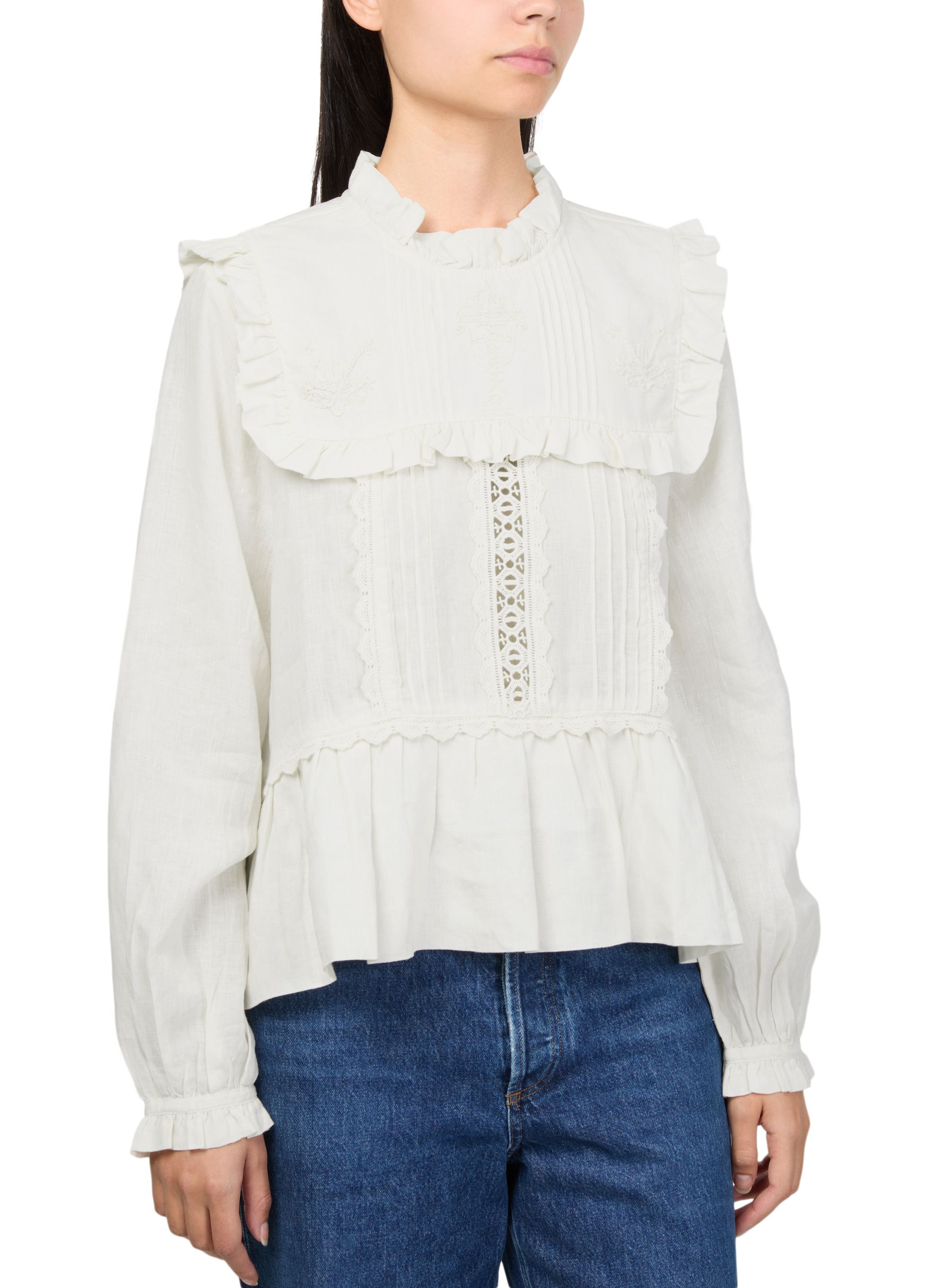 Jardin long-sleeved blouse thumbnail 4