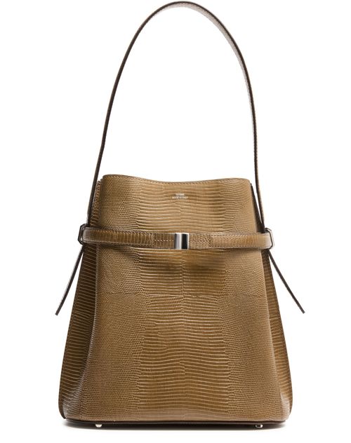 TOTEME Sac seau Belted embossé façon lézard
