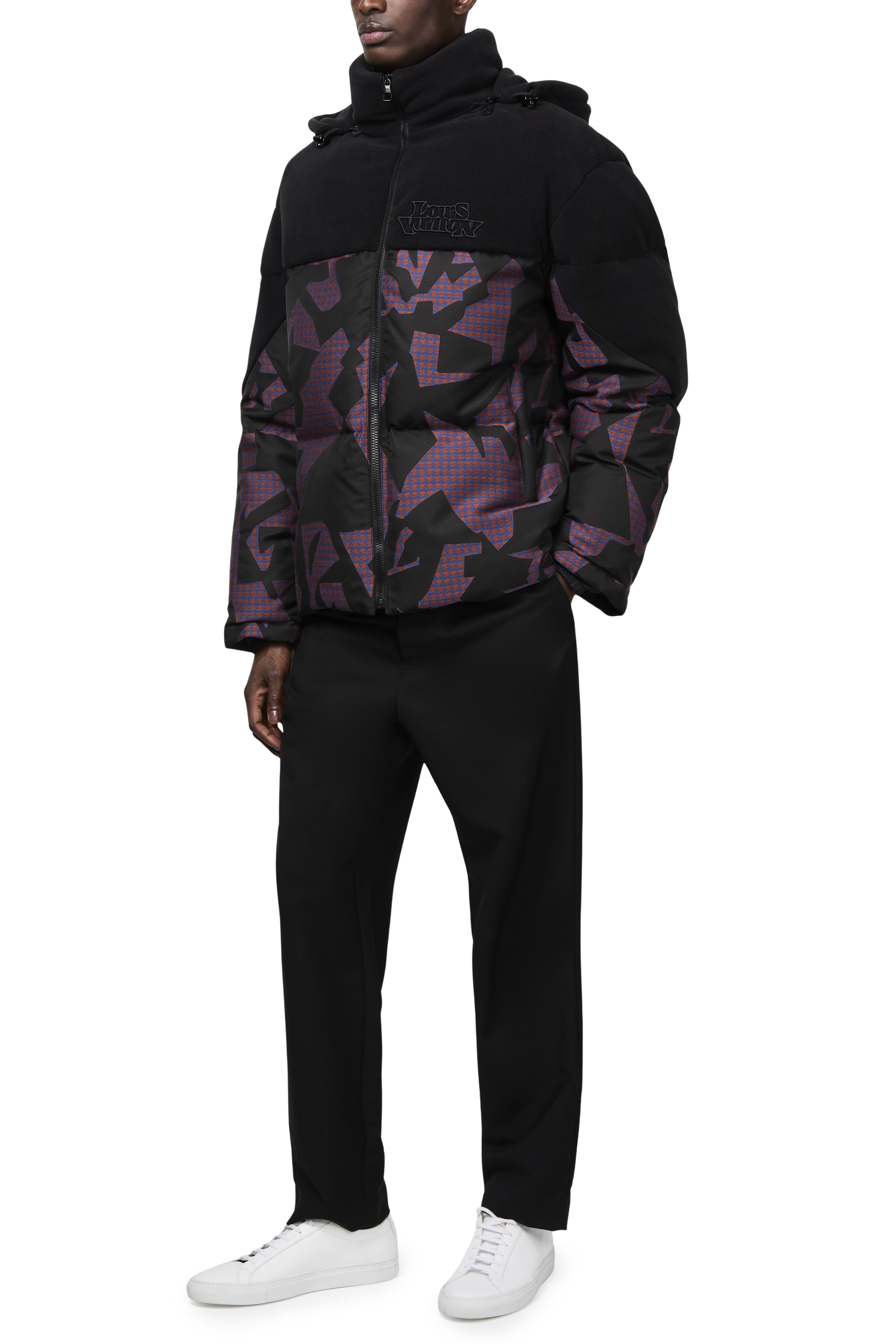 Bimaterial Hooded Down Jacket thumbnail 5