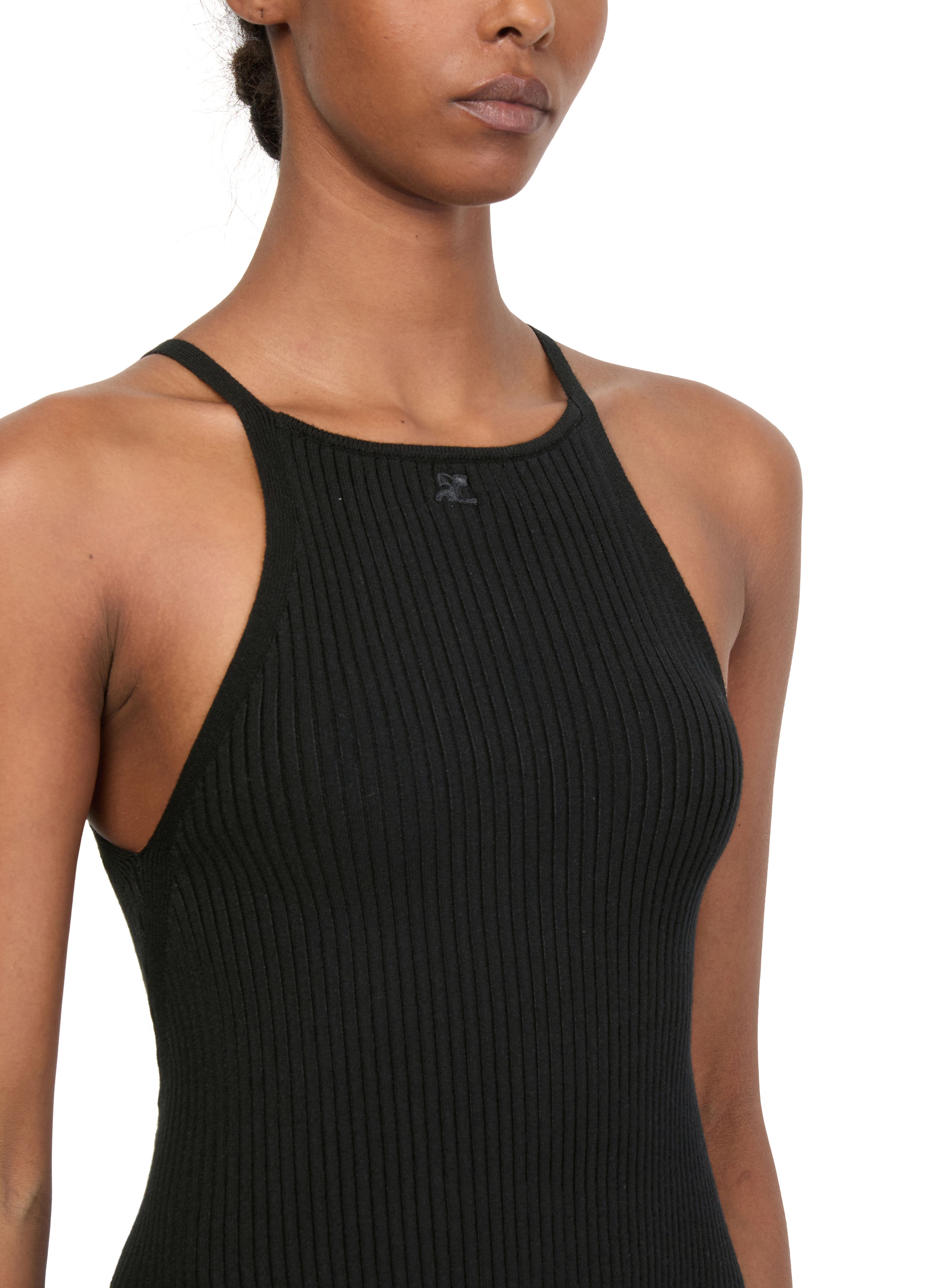 Circle rib knit top thumbnail 4