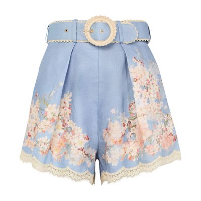 Zimmermann Cascadian Tuck Shorts