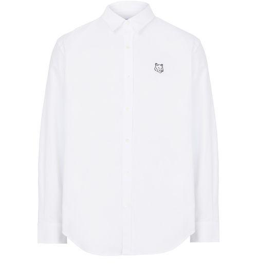 MAISON KITSUNE Skaterhemd mit Fuchskopf-Kontur